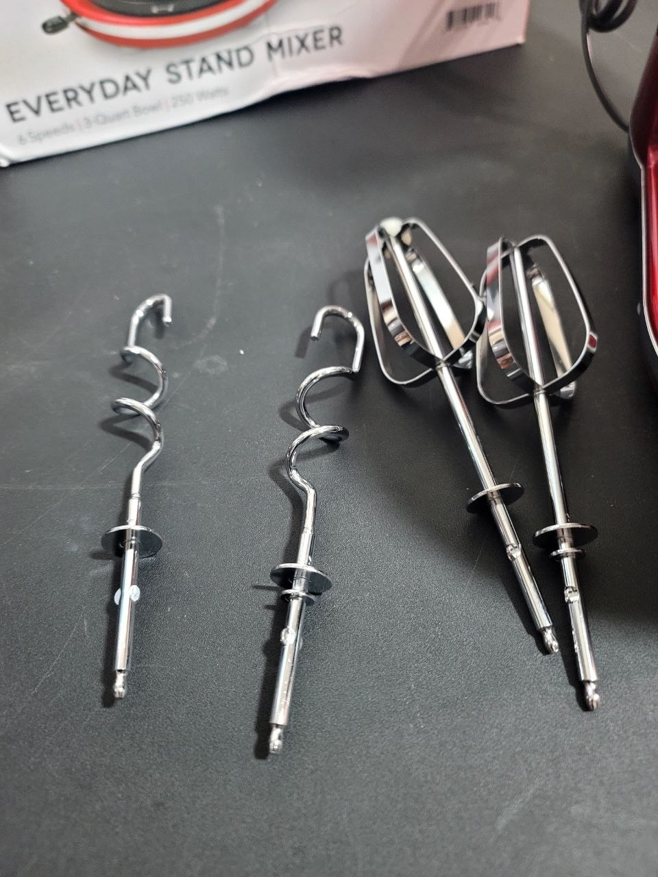 Dash Stand Mixer — Red & Chrome 3QT gallery image