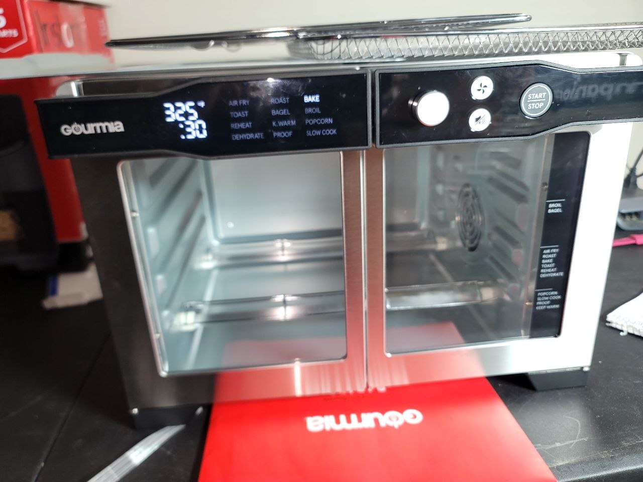 Gourmia 36QT French Door Air Fryer Oven
